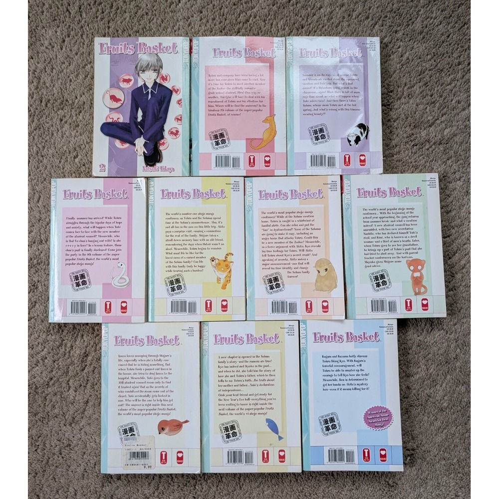 Fruits Basket Manga Lot English Vol 2 7-12‎ 14 16 20 Natsuki Takaya Tokyopop - Picture 4 of 7